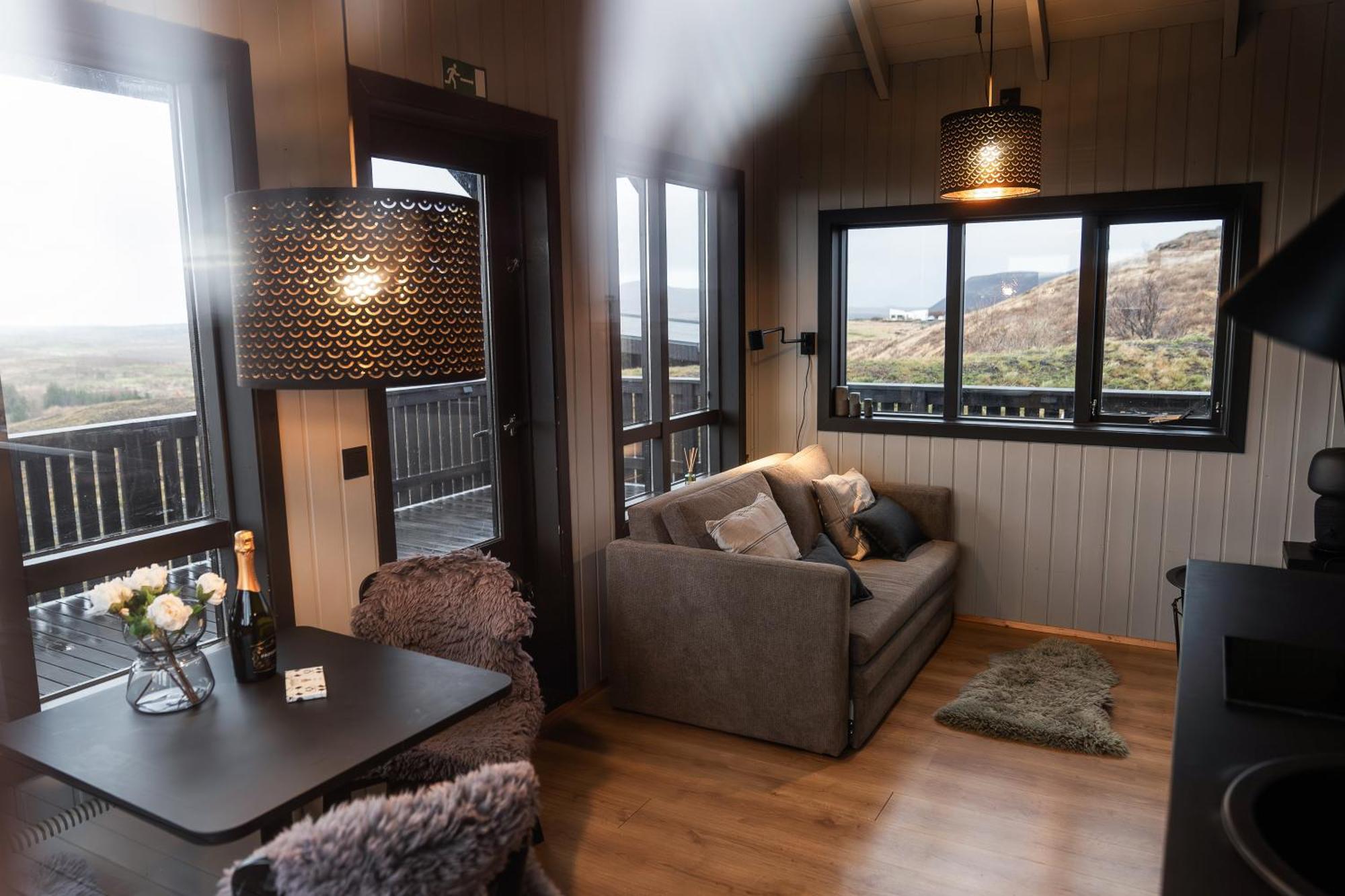 Cozy Cabin Near Golden Circle With Panoramic Views Мосфедльсбайр Экстерьер фото